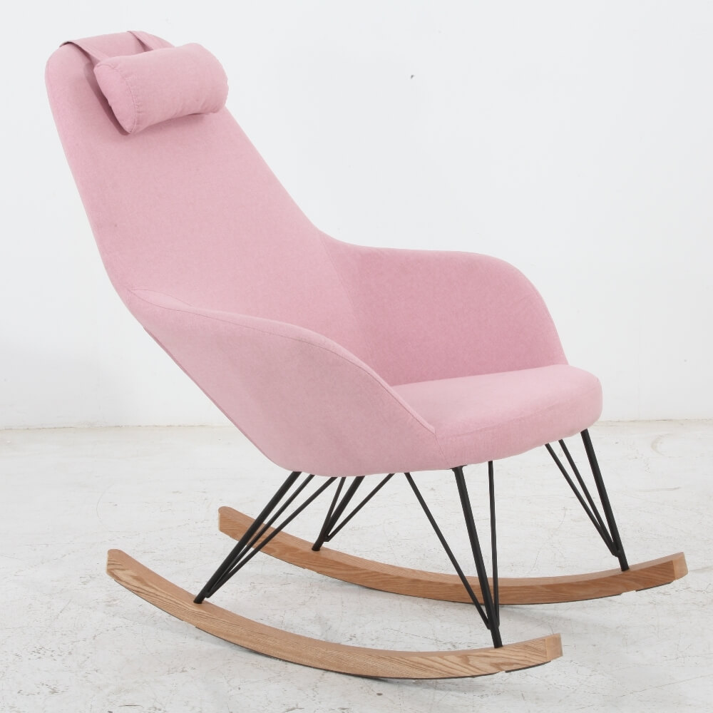 baby pink rocking chair