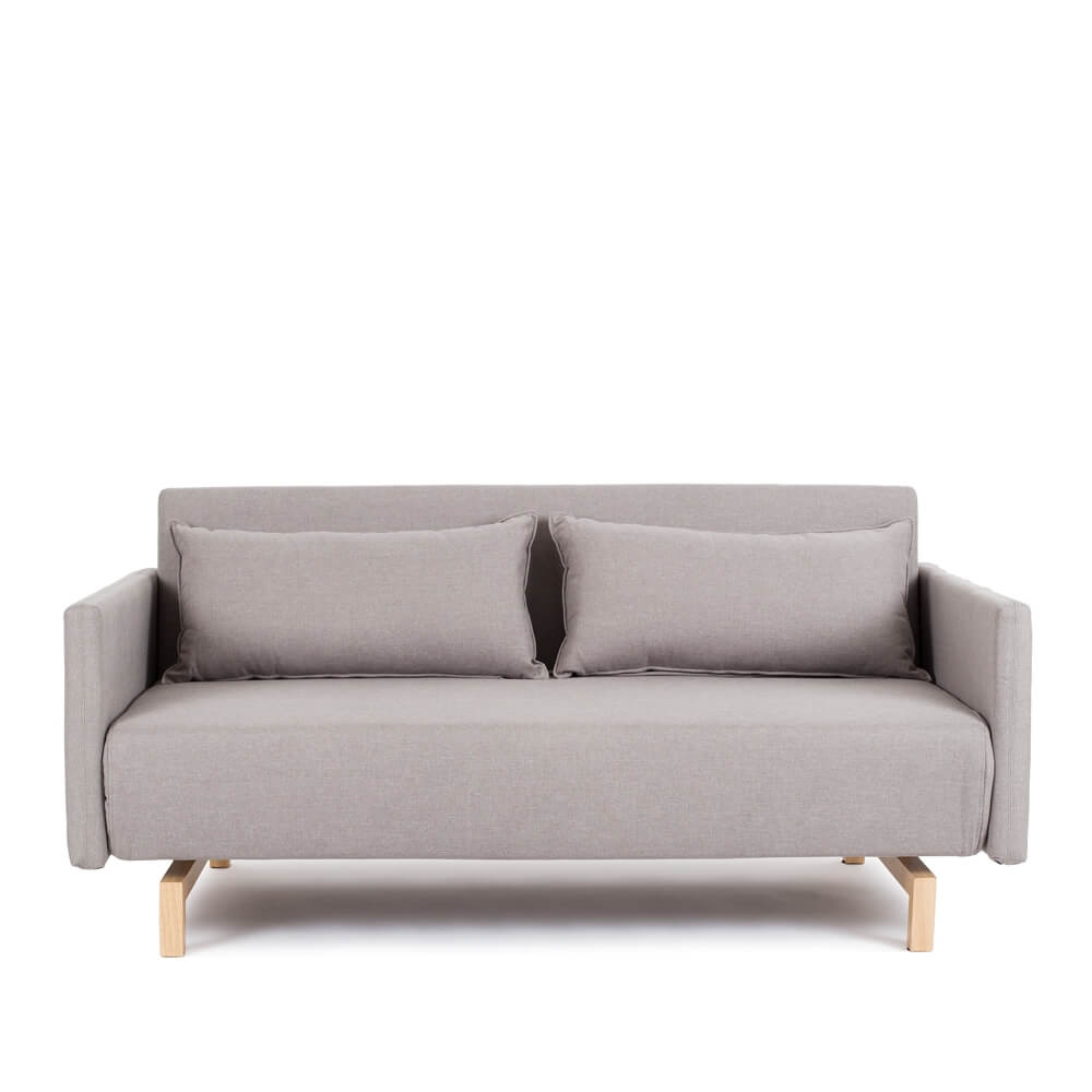 Milano Double Sofa Bed With Arms Cement